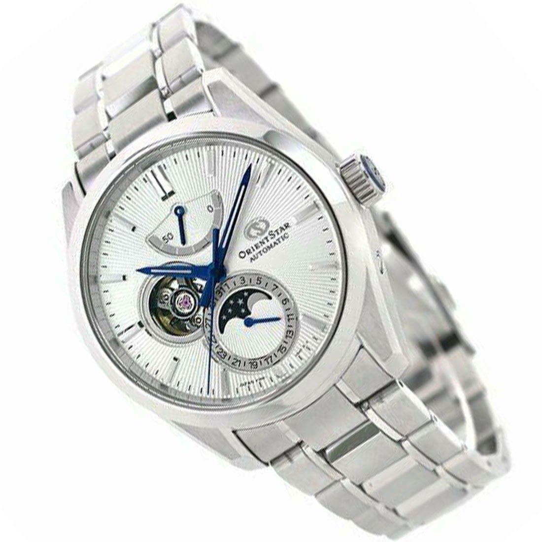 Orient Star Moon Phase White Dial Classic Watch RE-AY0002S RE-AY0002S00B -Orient