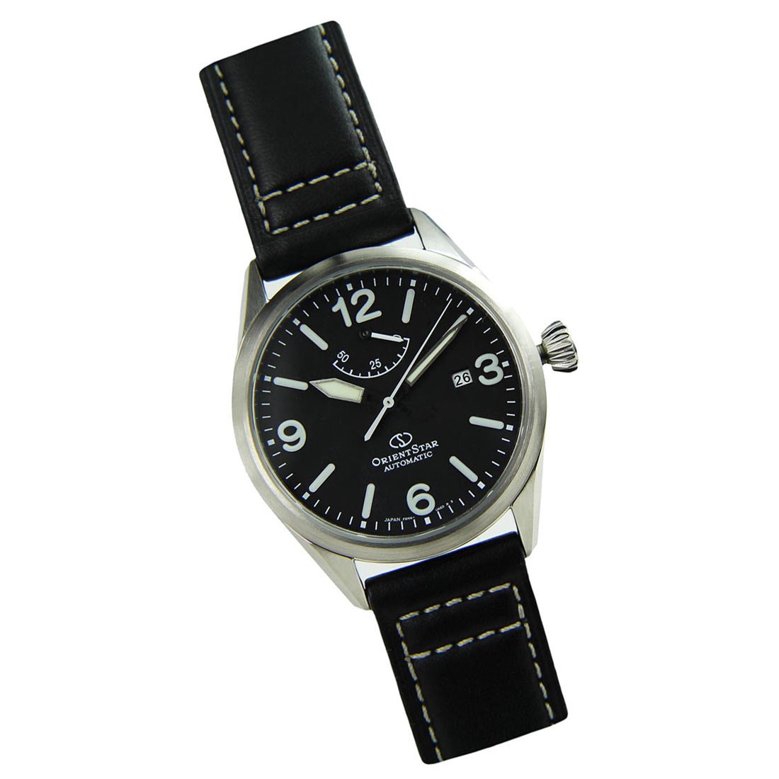 Orient Star Power Reserve RE-AU0203B00B RE-AU0203B Leather Band Watch -Orient