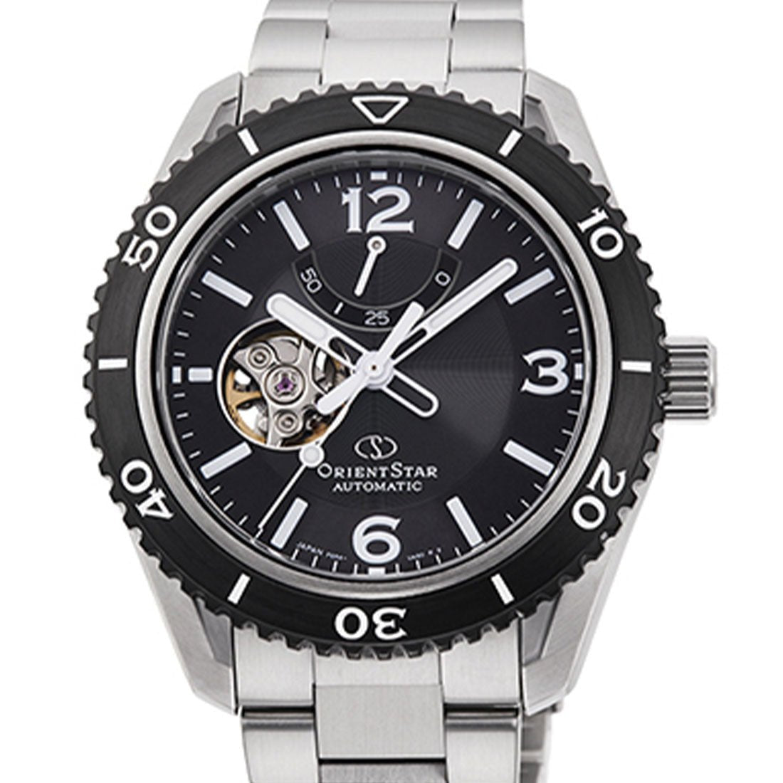 Orient Star RE-AT0101B RE-AT0101B00B Black Dial Stainless Steel Watch -Orient