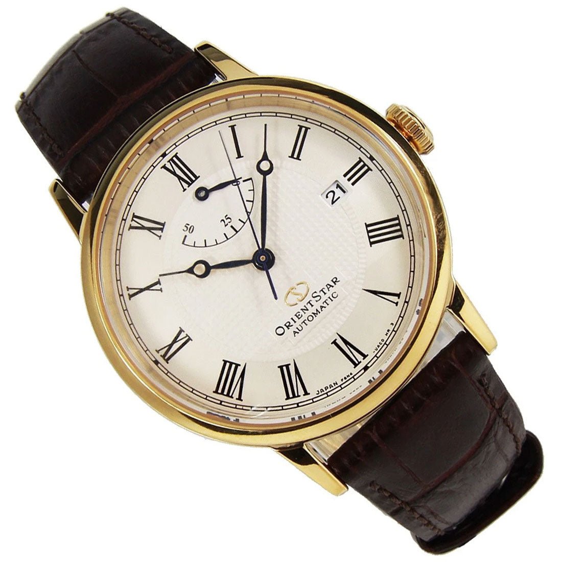 Orient Star RE-AU0001S RE-AU0001S00B Made in Japan Leather Watch -Orient