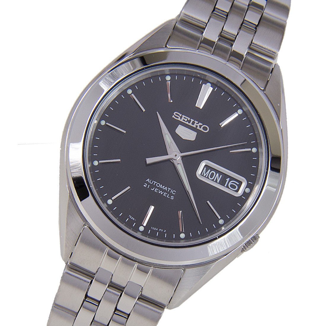 Seiko 5 Automatic Black Dial SNKL23K1 SNKL23 SNKL23K Casual Watch -Seiko