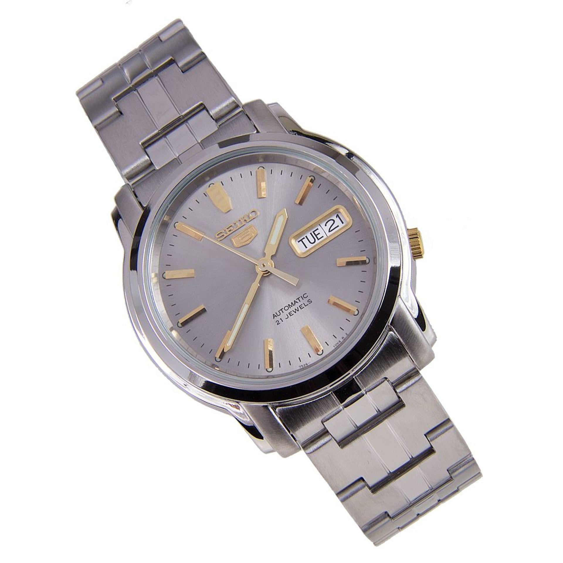 Seiko 5 Automatic SNKK67K1 SNKK67 SNKK67K Grey Dial Watch -Seiko