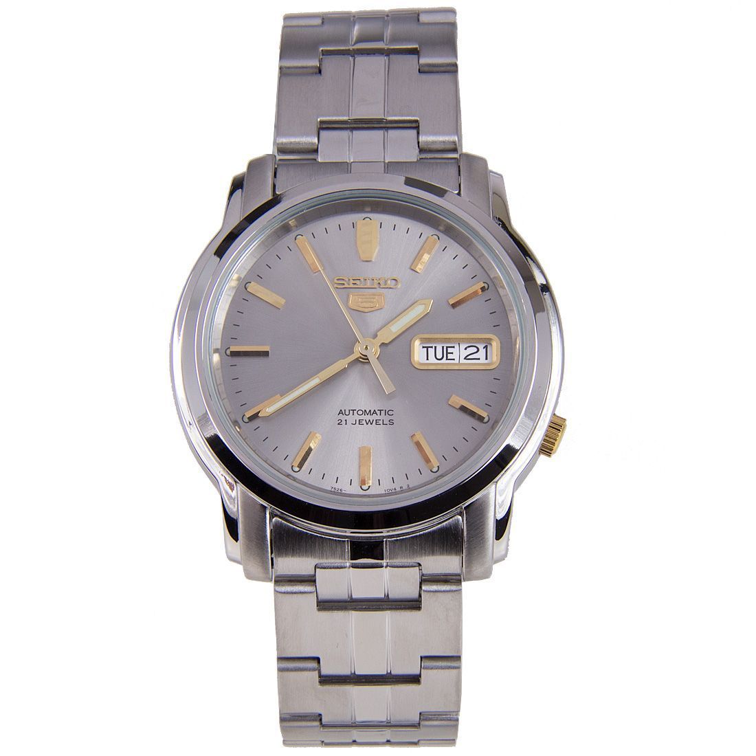 Seiko 5 Automatic SNKK67K1 SNKK67 SNKK67K Grey Dial Watch -Seiko