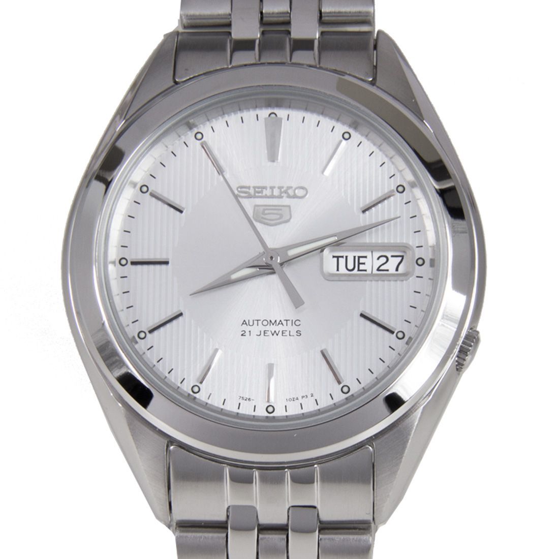 Seiko 5 Automatic SNKL15K1 SNKL15 SNKL15K Silver Watch -Seiko