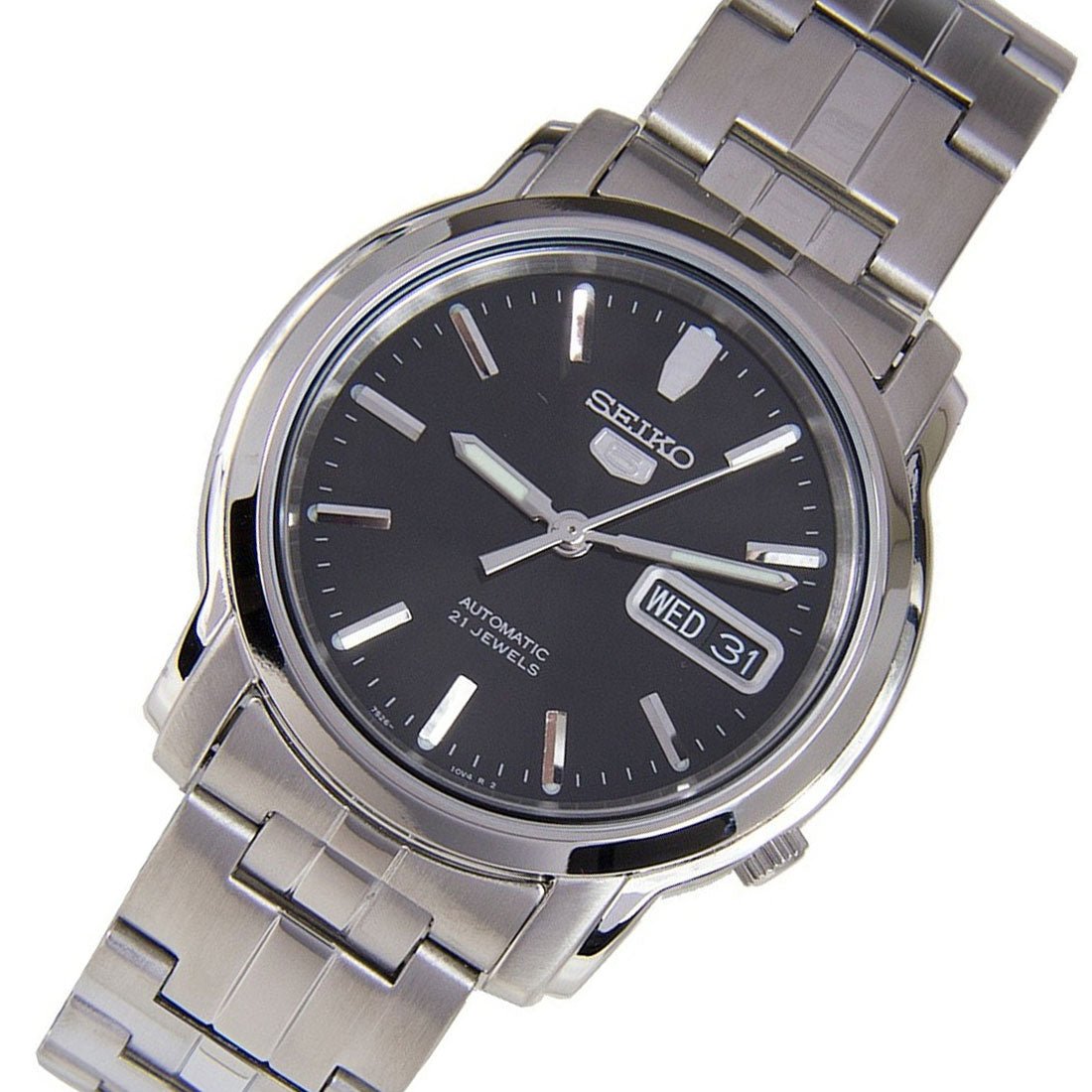 Seiko 5 Black Dial Automatic SNKK71K1 SNKK71 SNKK71K Watch -Seiko