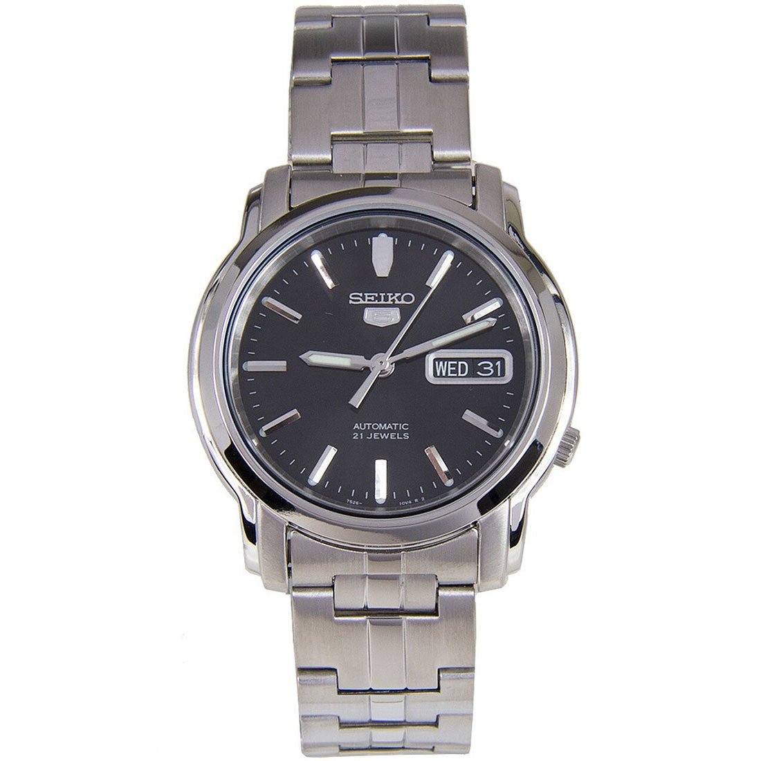 Seiko 5 Black Dial Automatic SNKK71K1 SNKK71 SNKK71K Watch -Seiko