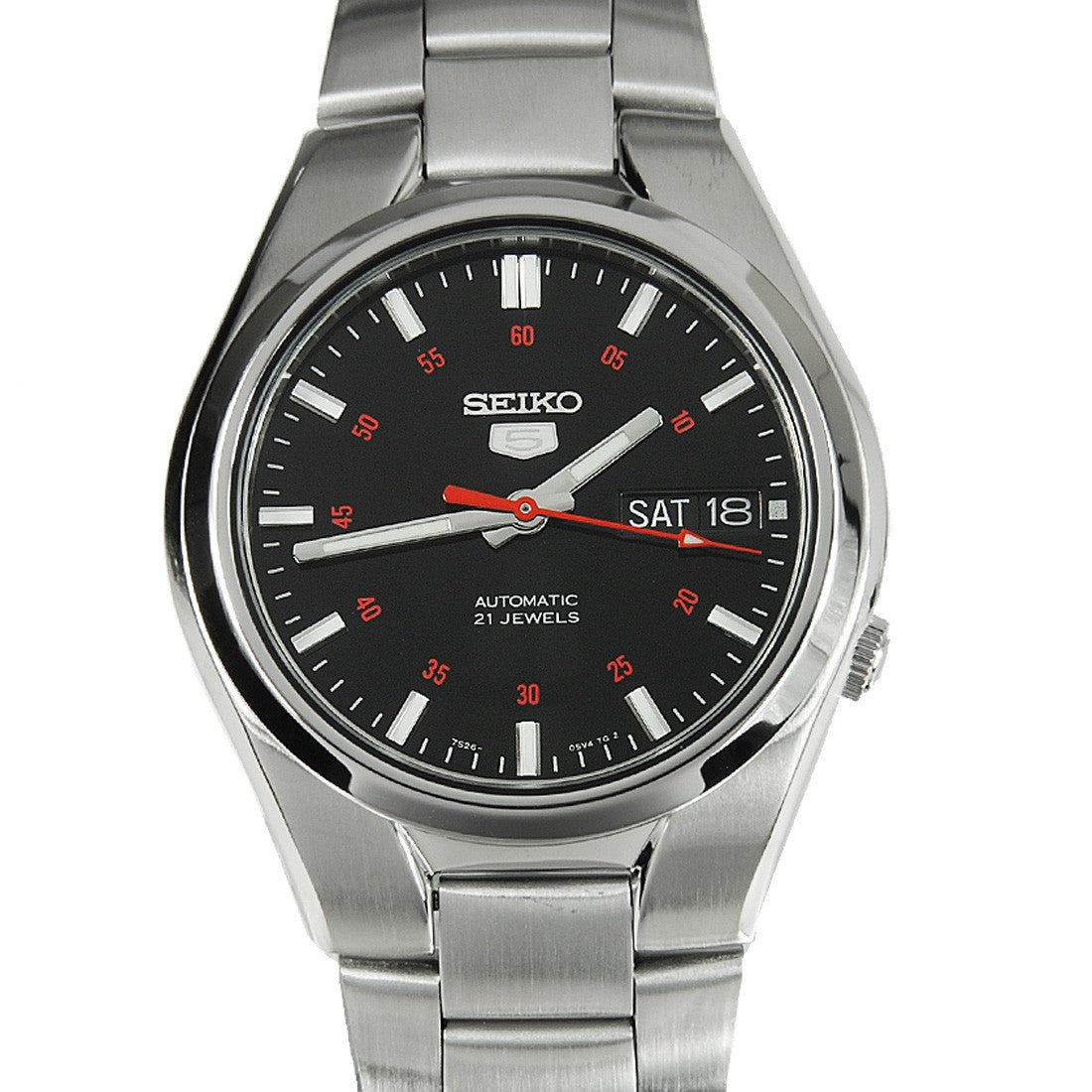 Seiko 5 Black Dial SNK617K1 SNK617 SNK617K Automatic Watch -Seiko
