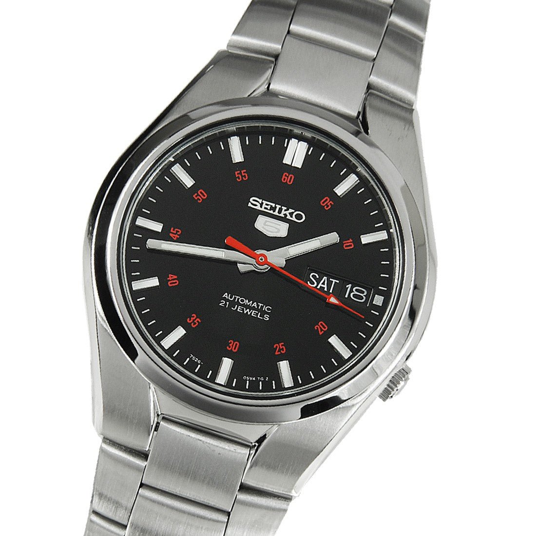 Seiko 5 Black Dial SNK617K1 SNK617 SNK617K Automatic Watch -Seiko