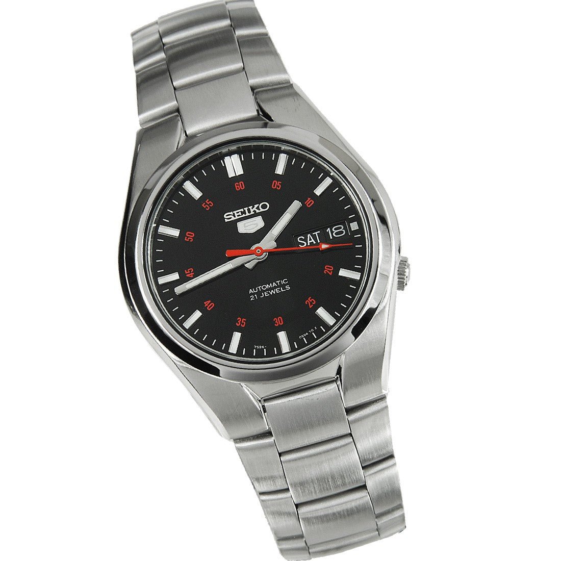 Seiko 5 Black Dial SNK617K1 SNK617 SNK617K Automatic Watch -Seiko