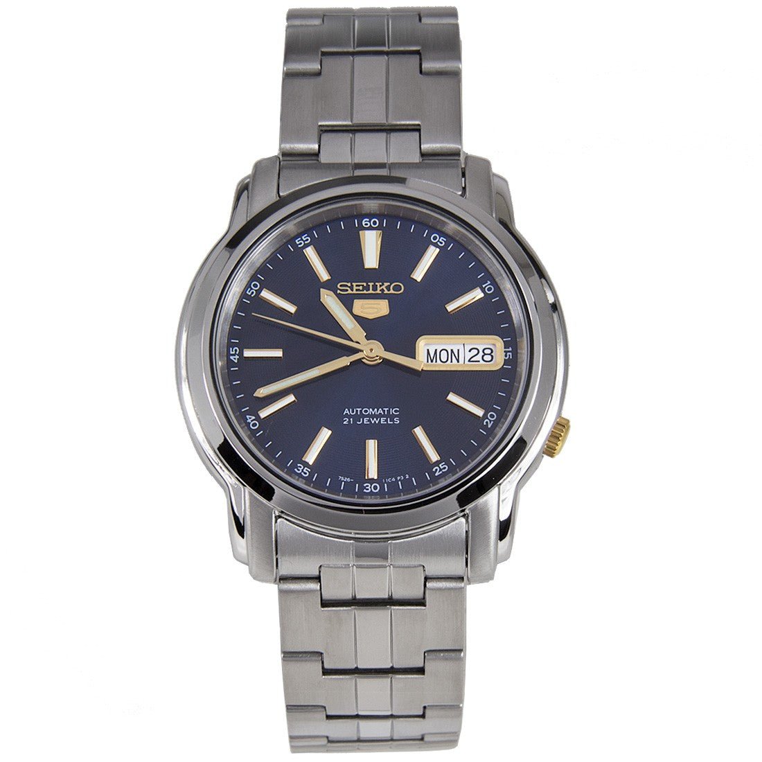 Seiko 5 Blue Dial Analog SNKL79K1 SNKL79 SNKL79K Casual Watch -Seiko