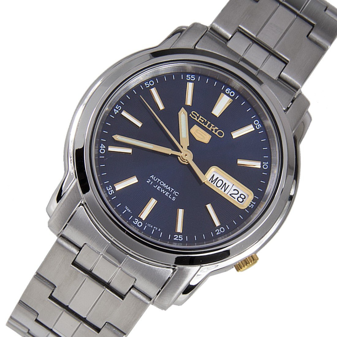 Seiko 5 Blue Dial Analog SNKL79K1 SNKL79 SNKL79K Casual Watch -Seiko