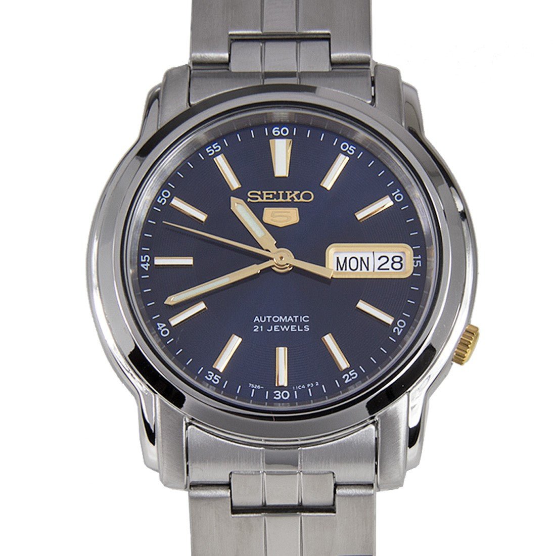 Seiko 5 Blue Dial Analog SNKL79K1 SNKL79 SNKL79K Casual Watch -Seiko