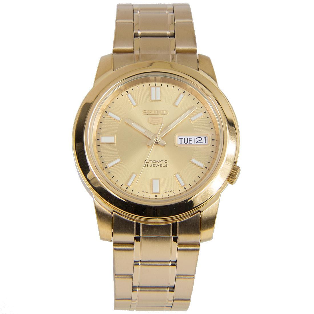 Seiko 5 Gold Mechanical SNKK20K1 SNKK20 SNKK20K Unisex Watch -Seiko