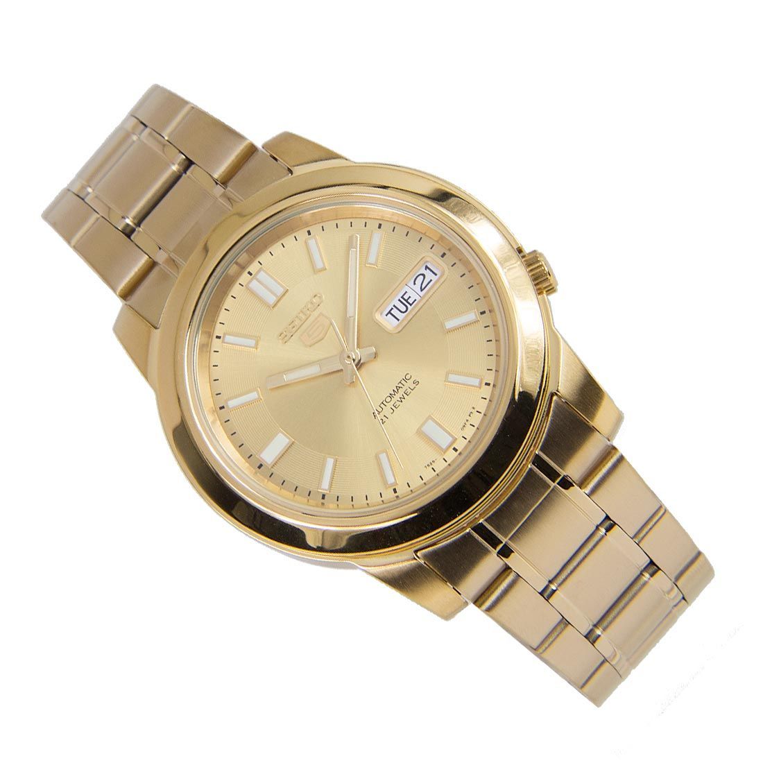 Seiko 5 Gold Mechanical SNKK20K1 SNKK20 SNKK20K Unisex Watch -Seiko