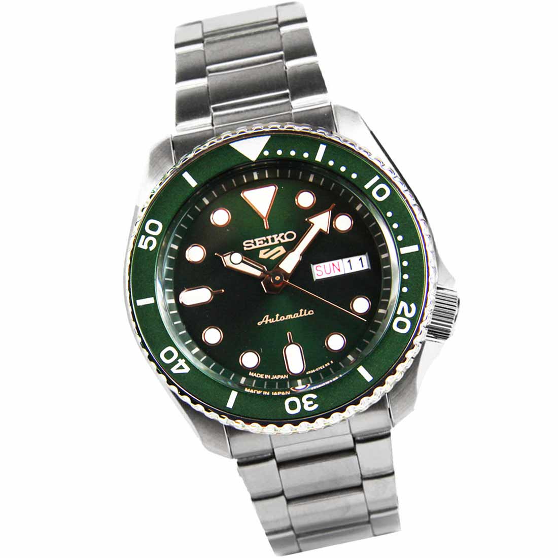 Seiko 5 JDM Green Dial SBSA013 Automatic Japan Watch -Seiko