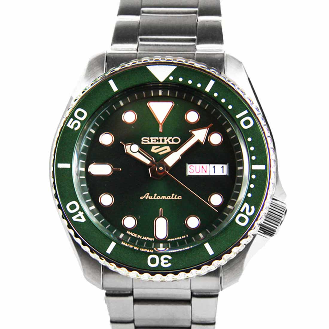Seiko 5 JDM Green Dial SBSA013 Automatic Japan Watch -Seiko