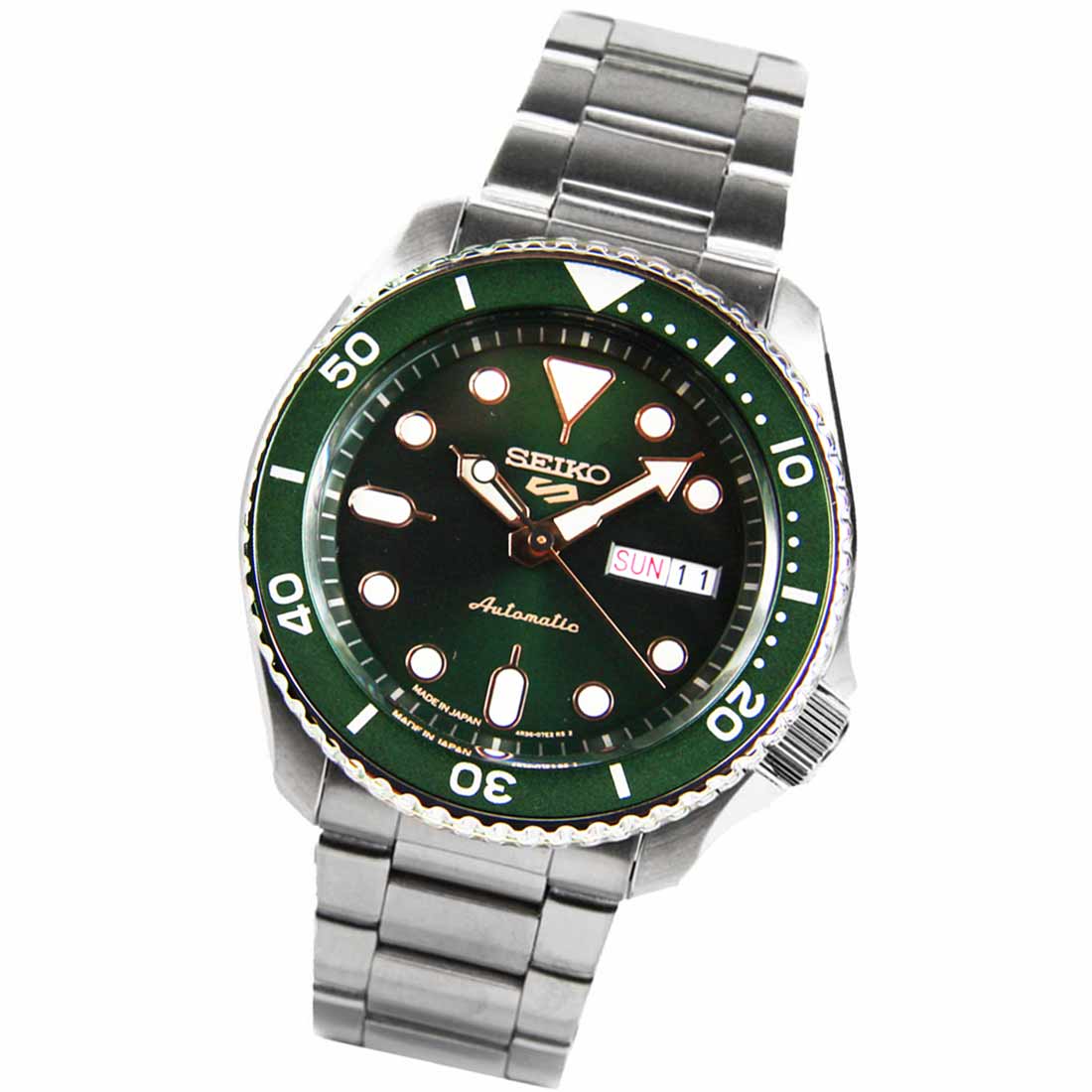 Seiko 5 JDM Green Dial SBSA013 Automatic Japan Watch -Seiko