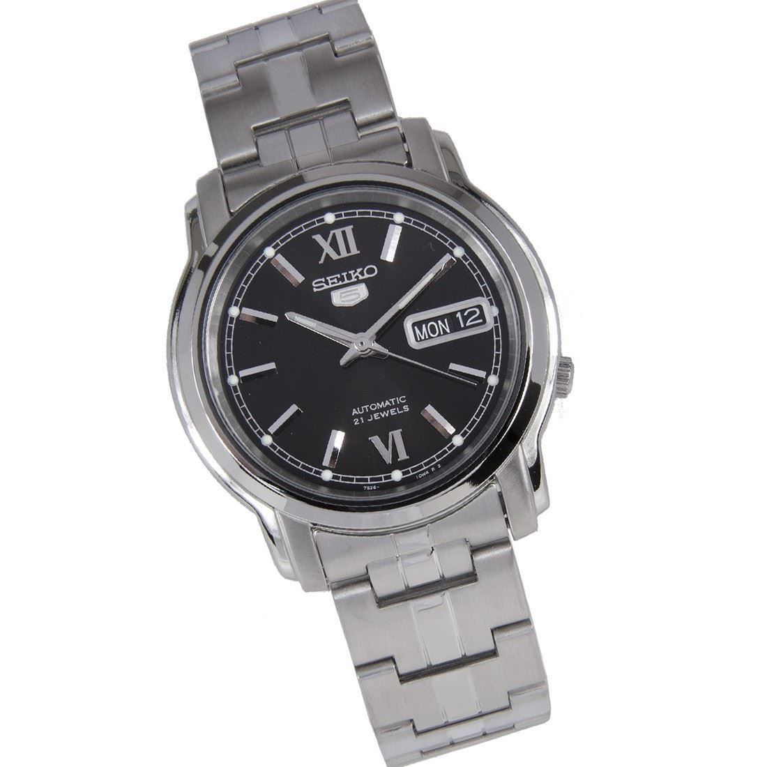 Seiko 5 Mechanical SNKK81K1 SNKK81 SNKK81K Stainless Steel Watch -Seiko