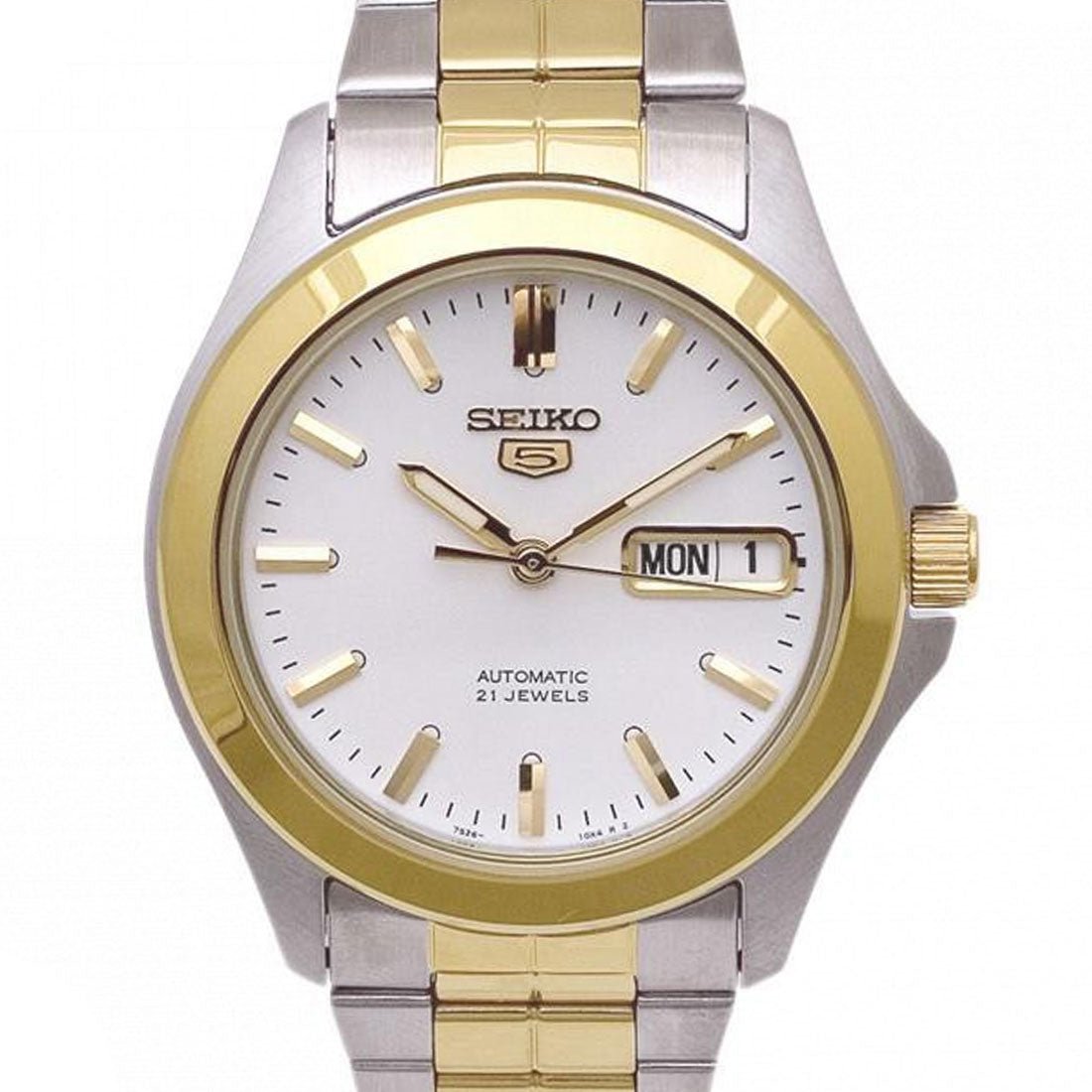 Seiko 5 Mechanical Two Tone Casual Watch SNKK94 SNKK94K1 SNKK94K -Seiko