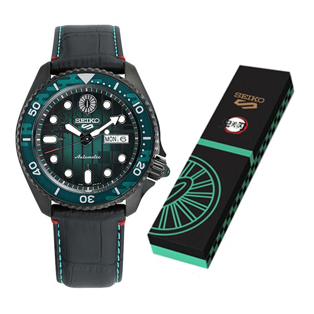 Seiko 5 Sports Demon Slayer SRPJ23K1 SRPJ23 Tanjiro Kamado Limited Edition Watch -Seiko