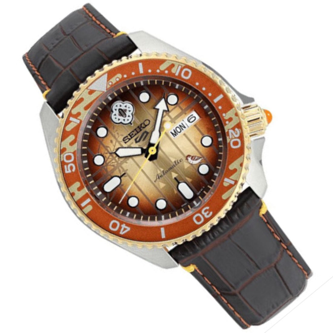 Seiko 5 Sports Demon Slayer SRPJ24K1 SRPJ24 Zenitsu Agatsuma Limited Edition Watch -Seiko