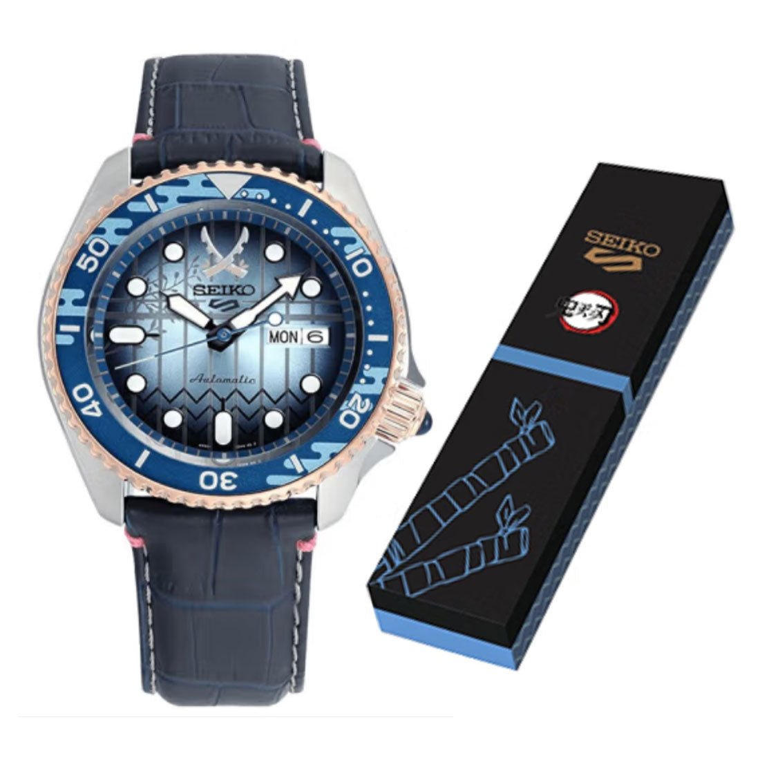 Seiko 5 Sports Demon Slayer SRPJ26K1 SRPJ26 Hashibira Inosuke Limited Edition Watch -Seiko