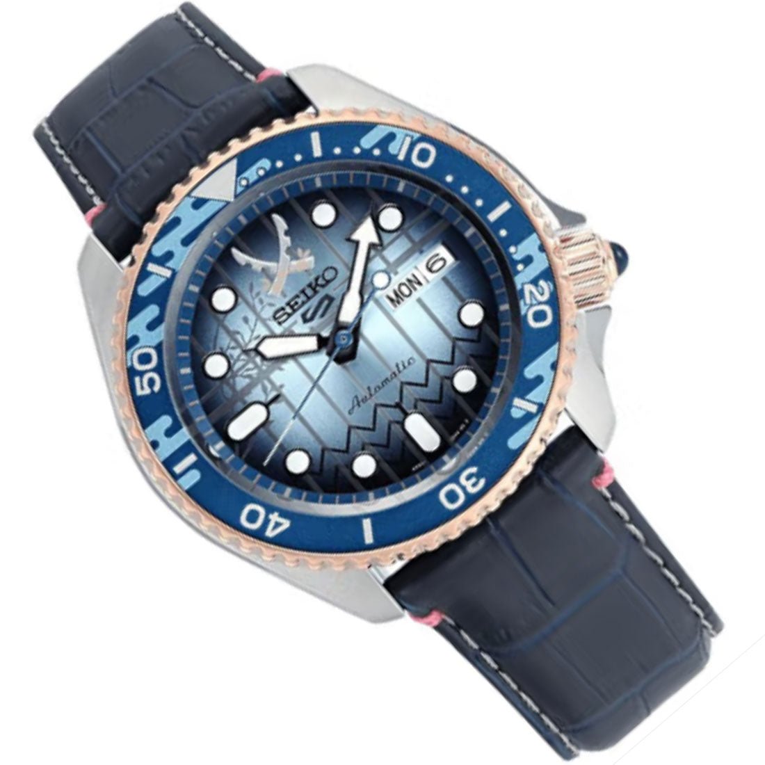 Seiko 5 Sports Demon Slayer SRPJ26K1 SRPJ26 Hashibira Inosuke Limited Edition Watch -Seiko