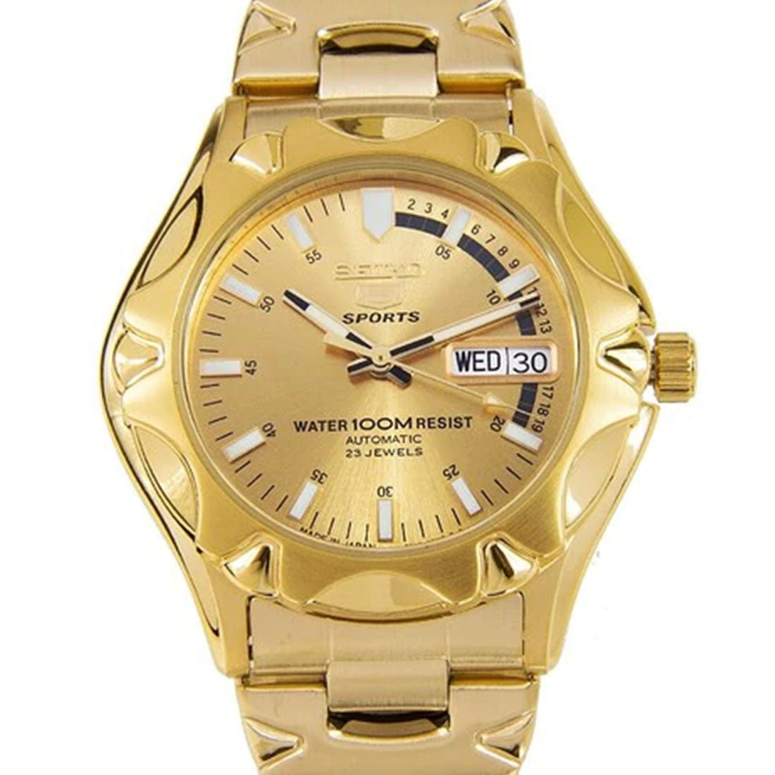 Seiko 5 Sports Gold SNZ450J1 SNZ450 SNZ450J Japan Watch -Seiko