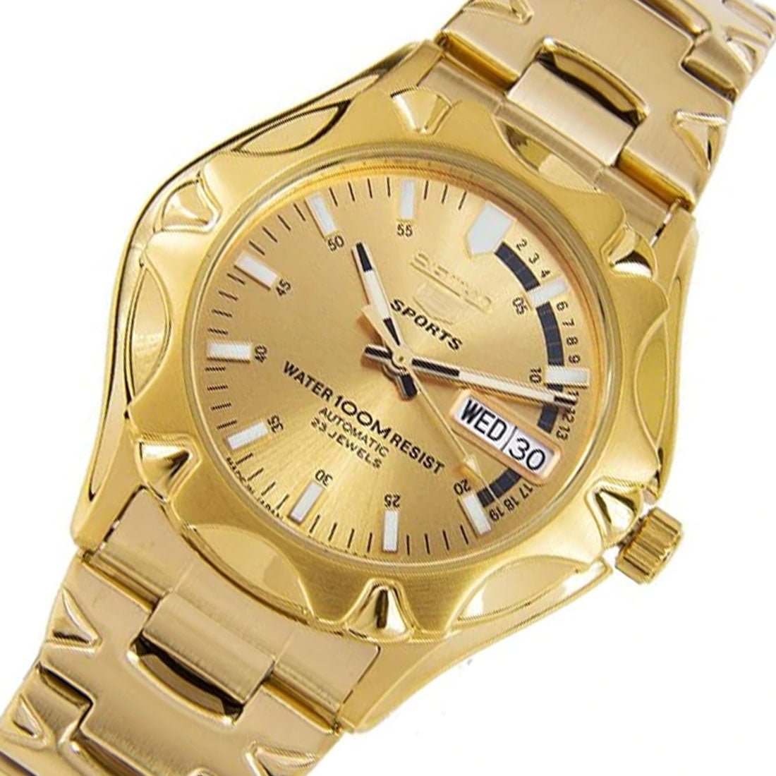 Seiko 5 Sports Gold SNZ450J1 SNZ450 SNZ450J Japan Watch -Seiko