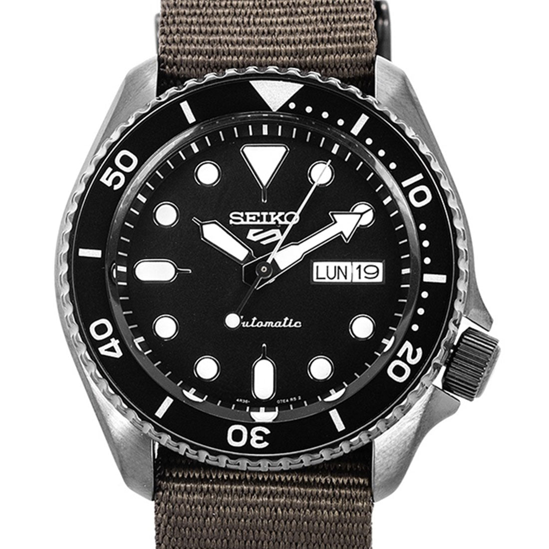Seiko 5 Sports Nylon Band SRPD65K4 SRPD65 SRPD65K Automatic Watch -Seiko