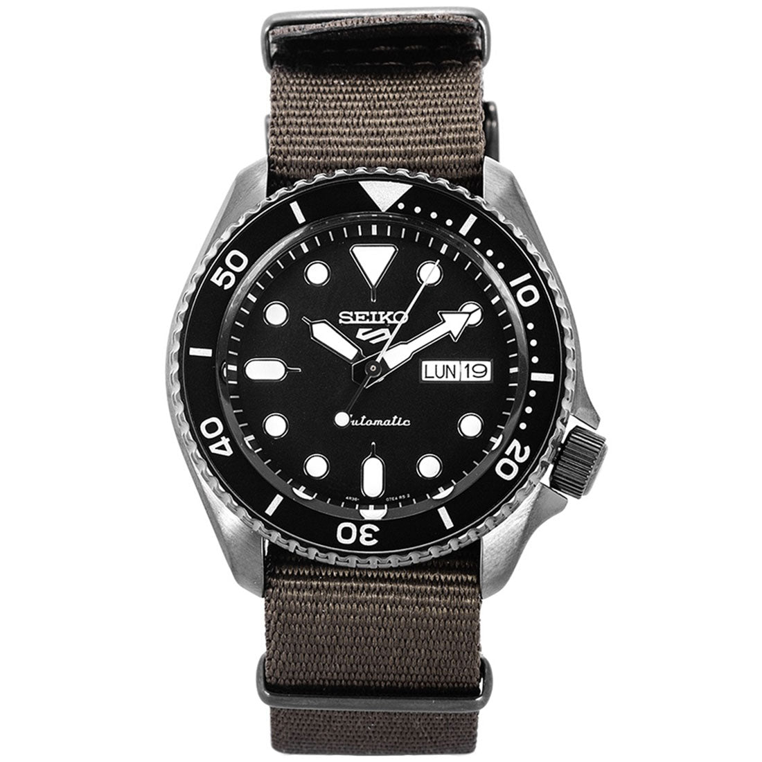 Seiko 5 Sports Nylon Band SRPD65K4 SRPD65 SRPD65K Automatic Watch -Seiko