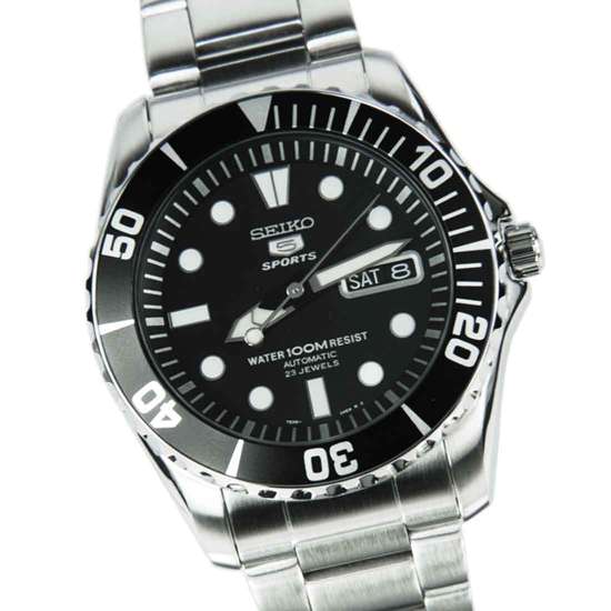 Seiko 5 Sports SNZF17K1 SNZF17 SNZF17K Sea Urchin Automatic Divers Watch -Seiko