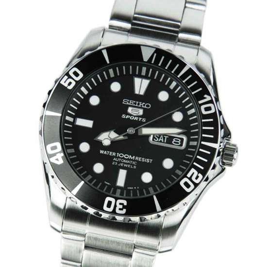 Seiko 5 Sports SNZF17K1 SNZF17 SNZF17K Sea Urchin Automatic Divers Watch -Seiko
