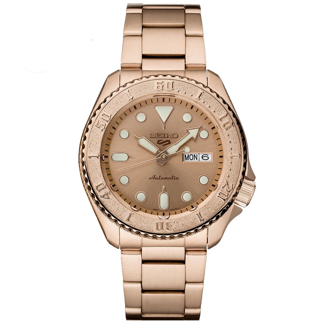 Seiko 5 Sports SRPE72 SRPE72K SRPE72K1 Automatic Rose Gold Watch -Seiko