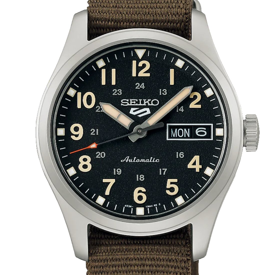 Seiko 5 Sports SRPJ85 SRPJ85K1 SRPJ85K Automatic Green Zone Midfield Watch -Seiko