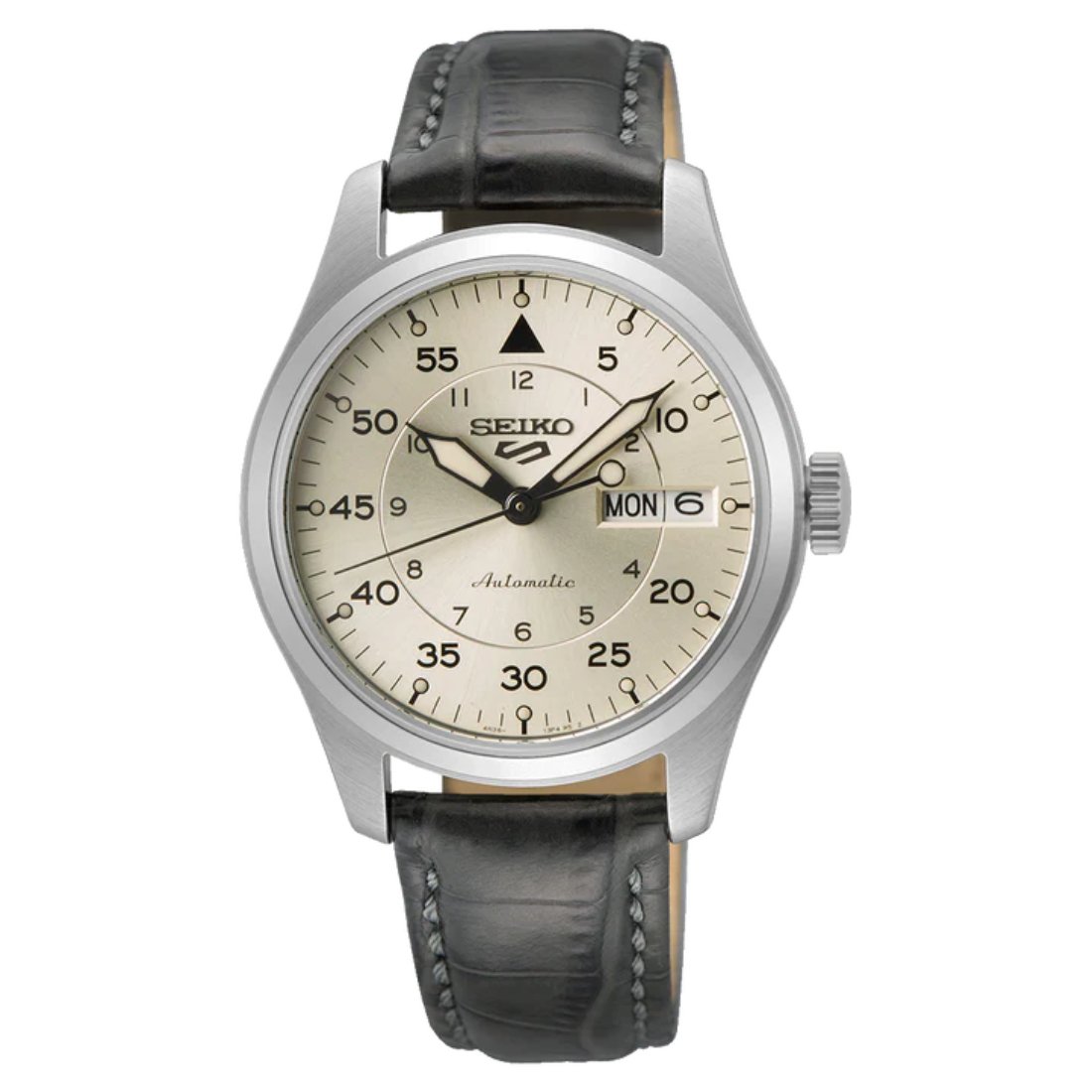 Seiko 5 Sports SRPJ87K1 SRPJ87 SRPJ87K Automatic Champagne Flieger Suit Watch -Seiko