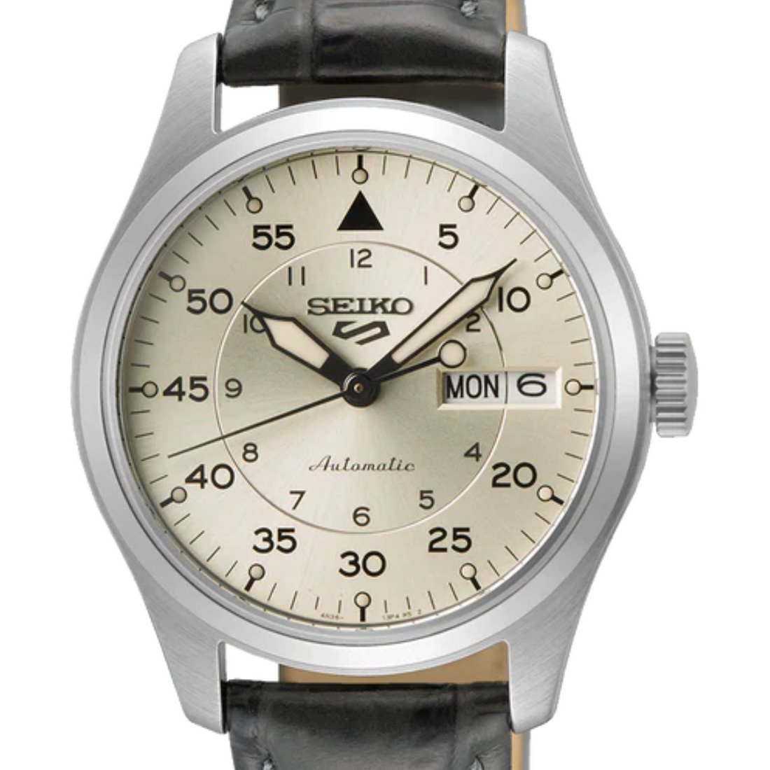 Seiko 5 Sports SRPJ87K1 SRPJ87 SRPJ87K Automatic Champagne Flieger Suit Watch -Seiko