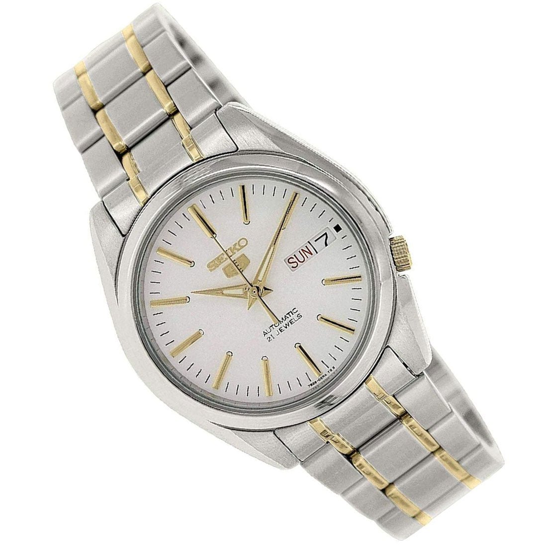 Seiko 5 Two Tone SNKL47K1 SNKL47 SNKL47K Automatic Analog Watch -Seiko
