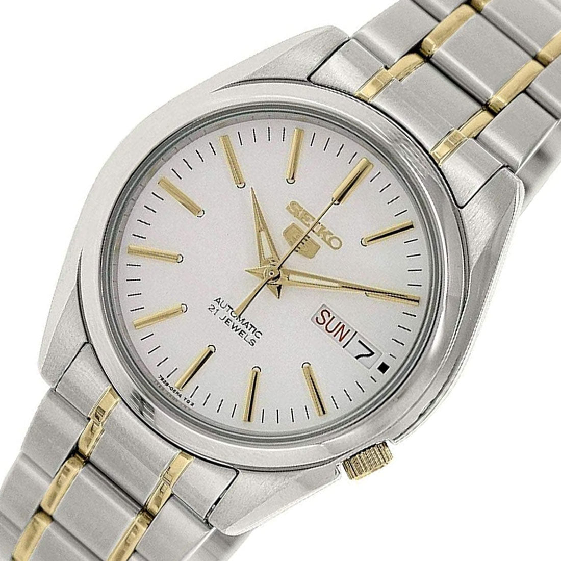 Seiko 5 Two Tone SNKL47K1 SNKL47 SNKL47K Automatic Analog Watch -Seiko