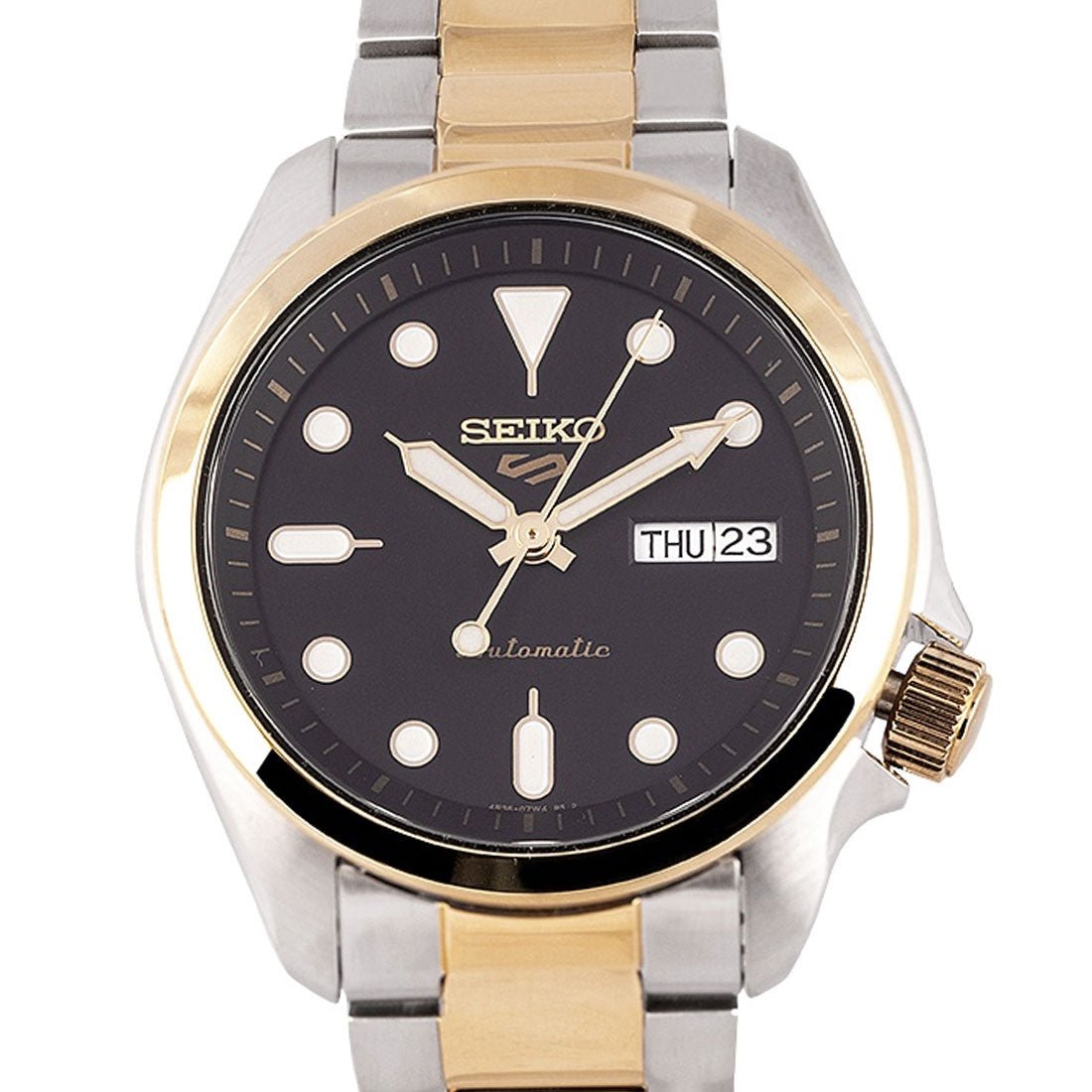 Seiko 5 Two Tone SRPE60K1 SRPE60 SRPE60K Automatic Watch -Seiko