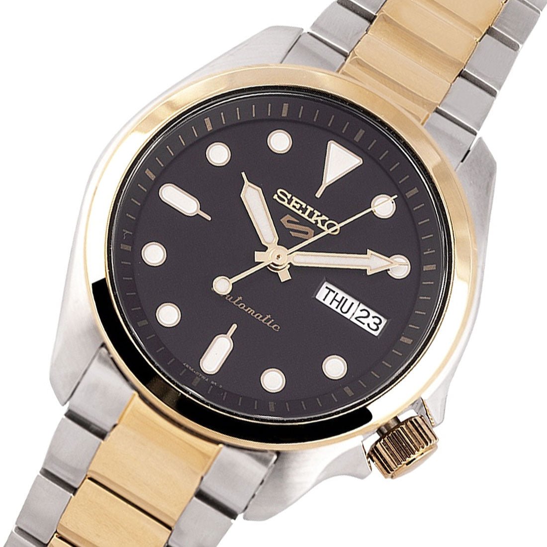 Seiko 5 Two Tone SRPE60K1 SRPE60 SRPE60K Automatic Watch -Seiko