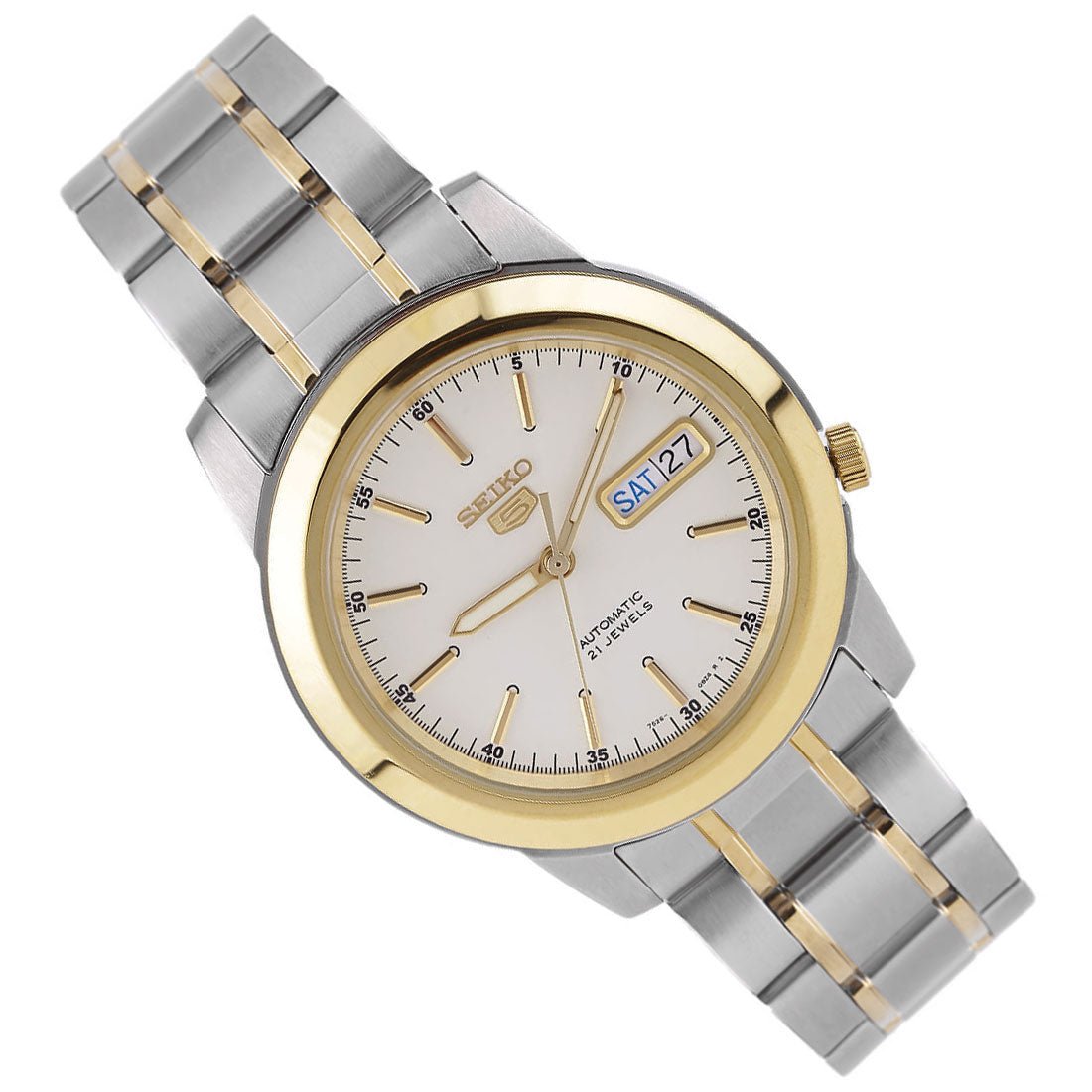 Seiko 5 Two Tone Stainless SNKE54K1 SNKE54 SNKE54K Automatic Watch -Seiko