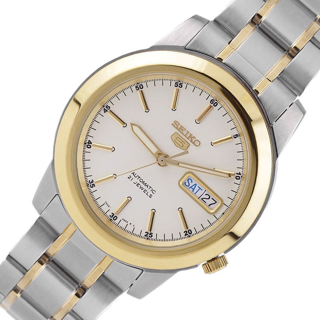 Seiko 5 Two Tone Stainless SNKE54K1 SNKE54 SNKE54K Automatic Watch -Seiko