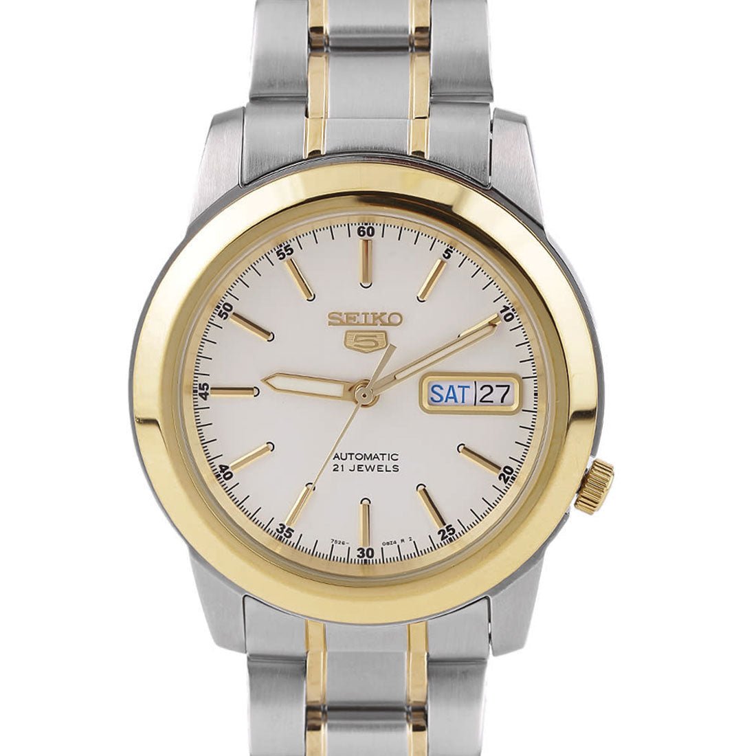 Seiko 5 Two Tone Stainless SNKE54K1 SNKE54 SNKE54K Automatic Watch -Seiko