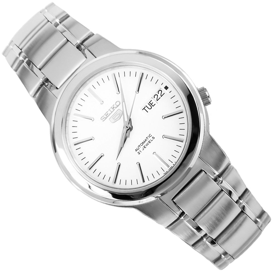 Seiko 5 White Dial SNKA01K1 SNKA01 SNKA01K Mechanical Watch -Seiko