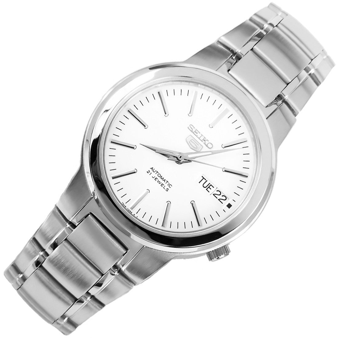 Seiko 5 White Dial SNKA01K1 SNKA01 SNKA01K Mechanical Watch -Seiko