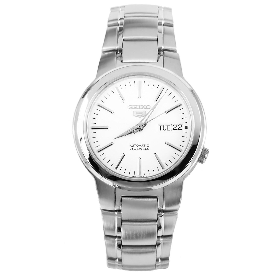 Seiko 5 White Dial SNKA01K1 SNKA01 SNKA01K Mechanical Watch -Seiko