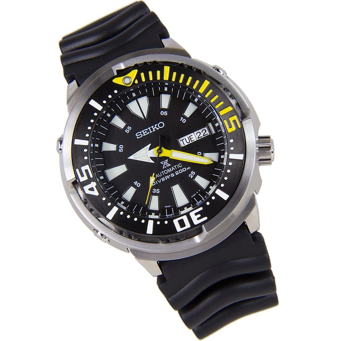 Seiko Baby Tuna Prospex SRP639K1 SRP639 SRP639K Rubber Band Dive Watch -Seiko