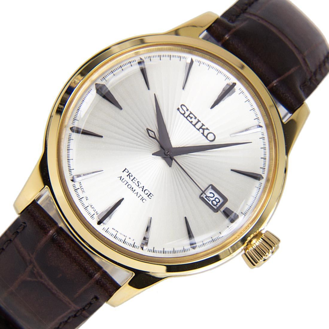 Seiko Cocktail Leather Presage SRPB44J1 SRPB44 SRPB44J Japan Watch -Seiko
