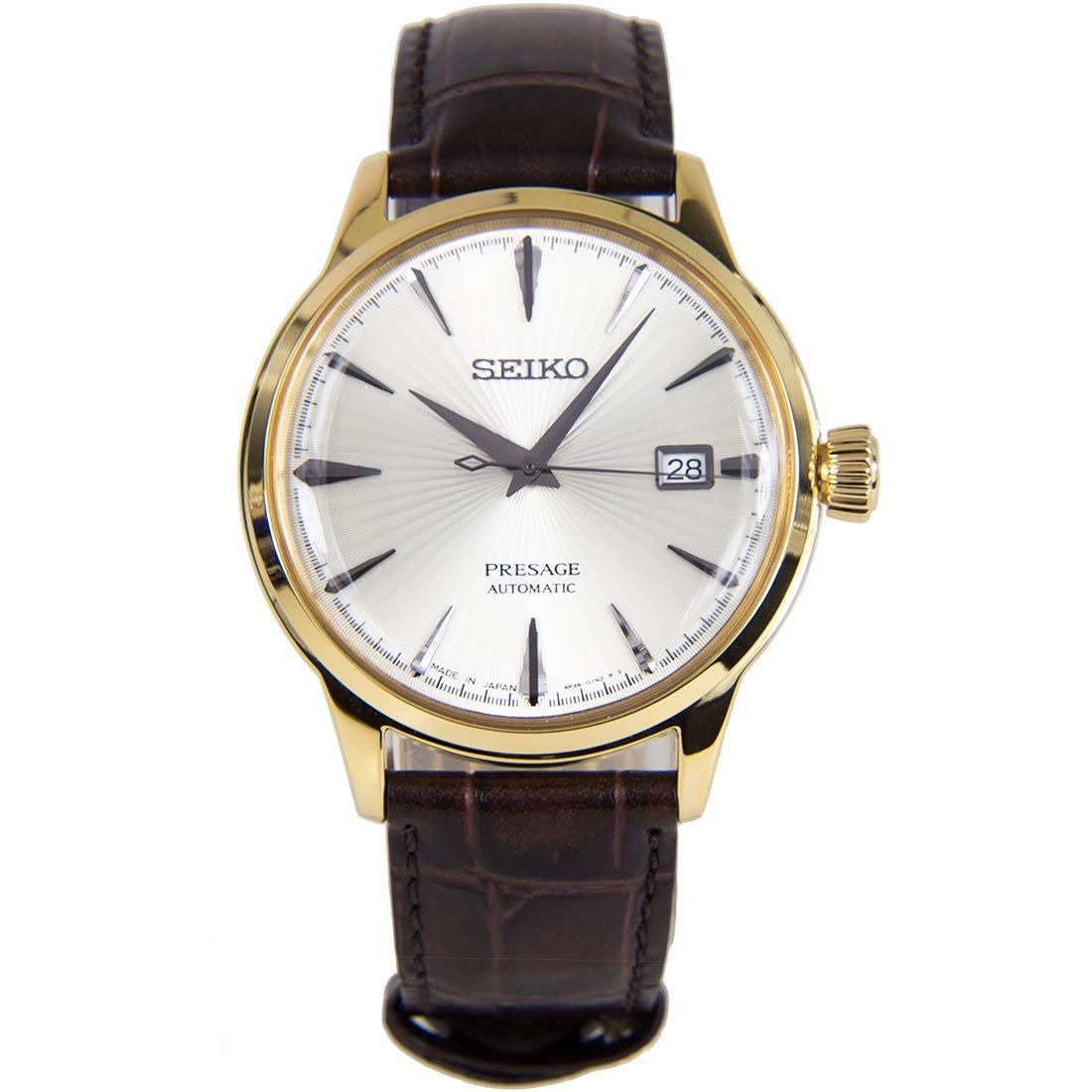 Seiko Cocktail Leather Presage SRPB44J1 SRPB44 SRPB44J Japan Watch -Seiko